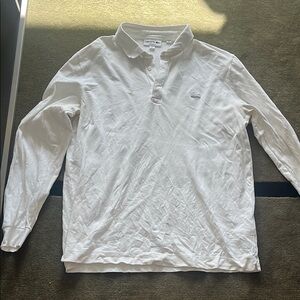 Lacoste Men's White Long Sleeve Shirt